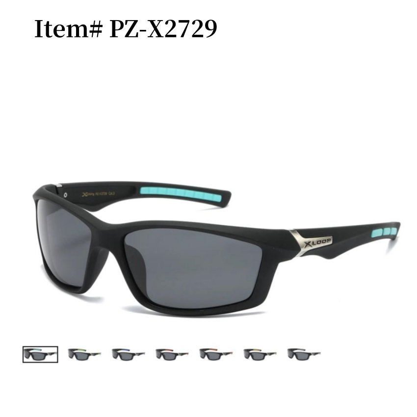 X-Loop Polarized Wrap Around Sunglasses - PZ-X2679