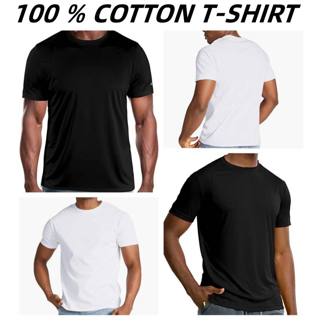 12-PACK Men's 100% Cotton Short-Sleeve Classic T-Shirt SKYLAND – D&B ...