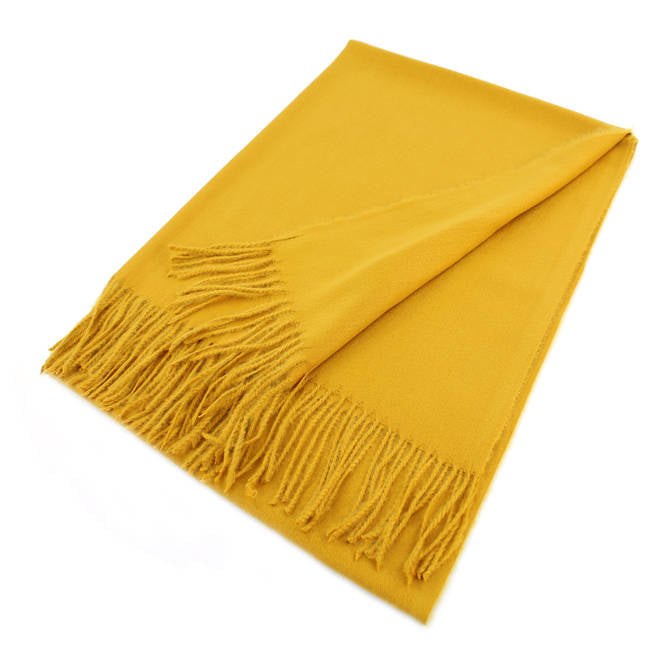 Large Wholesale Cashmere Feel Scarf Shawls Solid Colors – D&B Pashmina